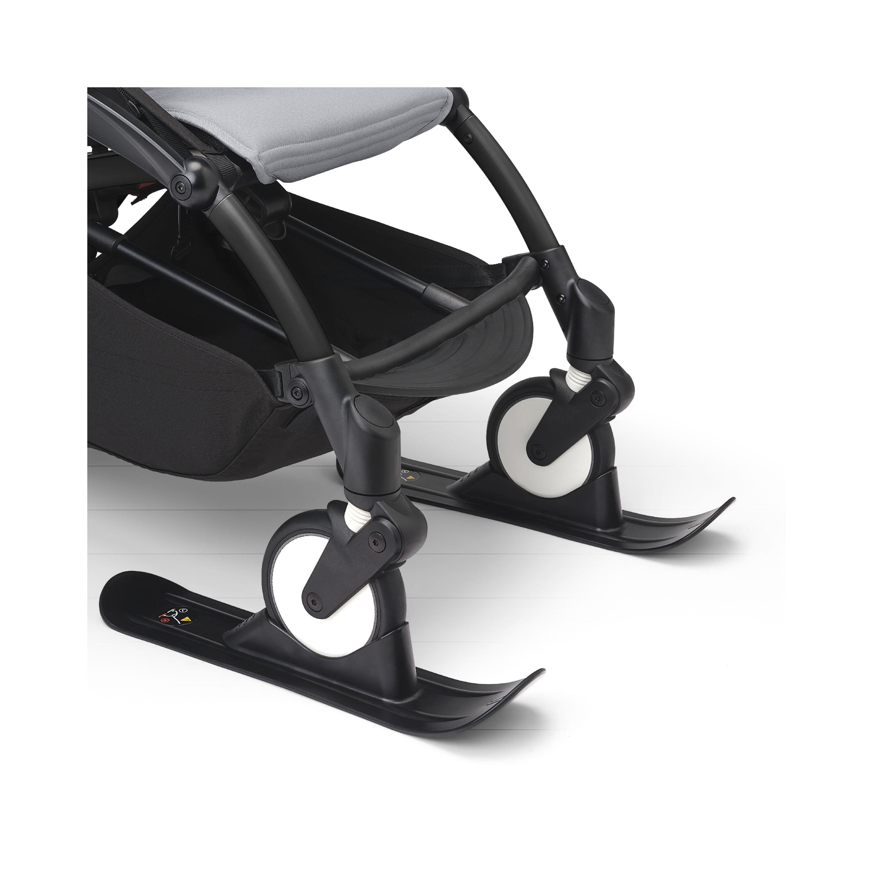 Stokke® YOYO® skis, Black, mainview
